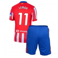 Atletico Madrid Thomas Lemar #11 Hjemmebanesæt Børn 2024-25 Kortærmet (+ Korte bukser)